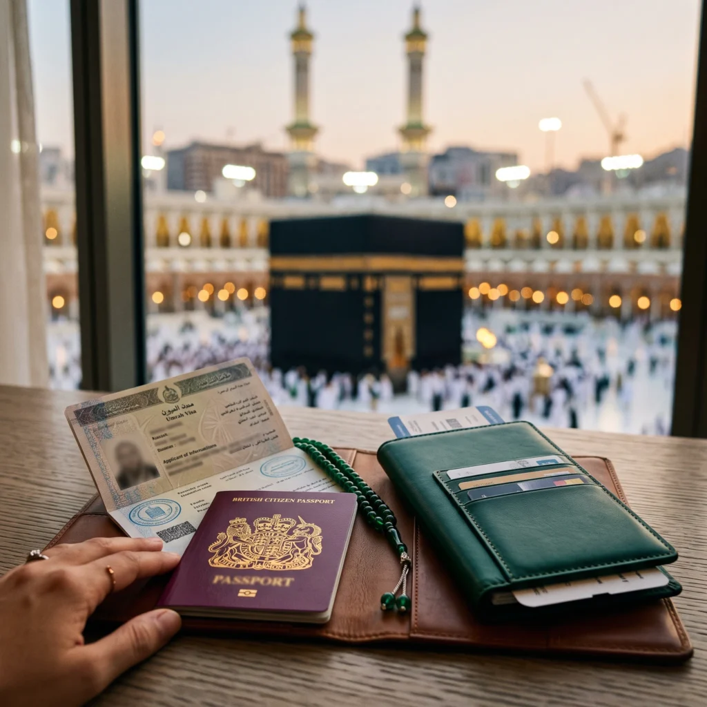 Umrah visa documents for British Muslim traveller