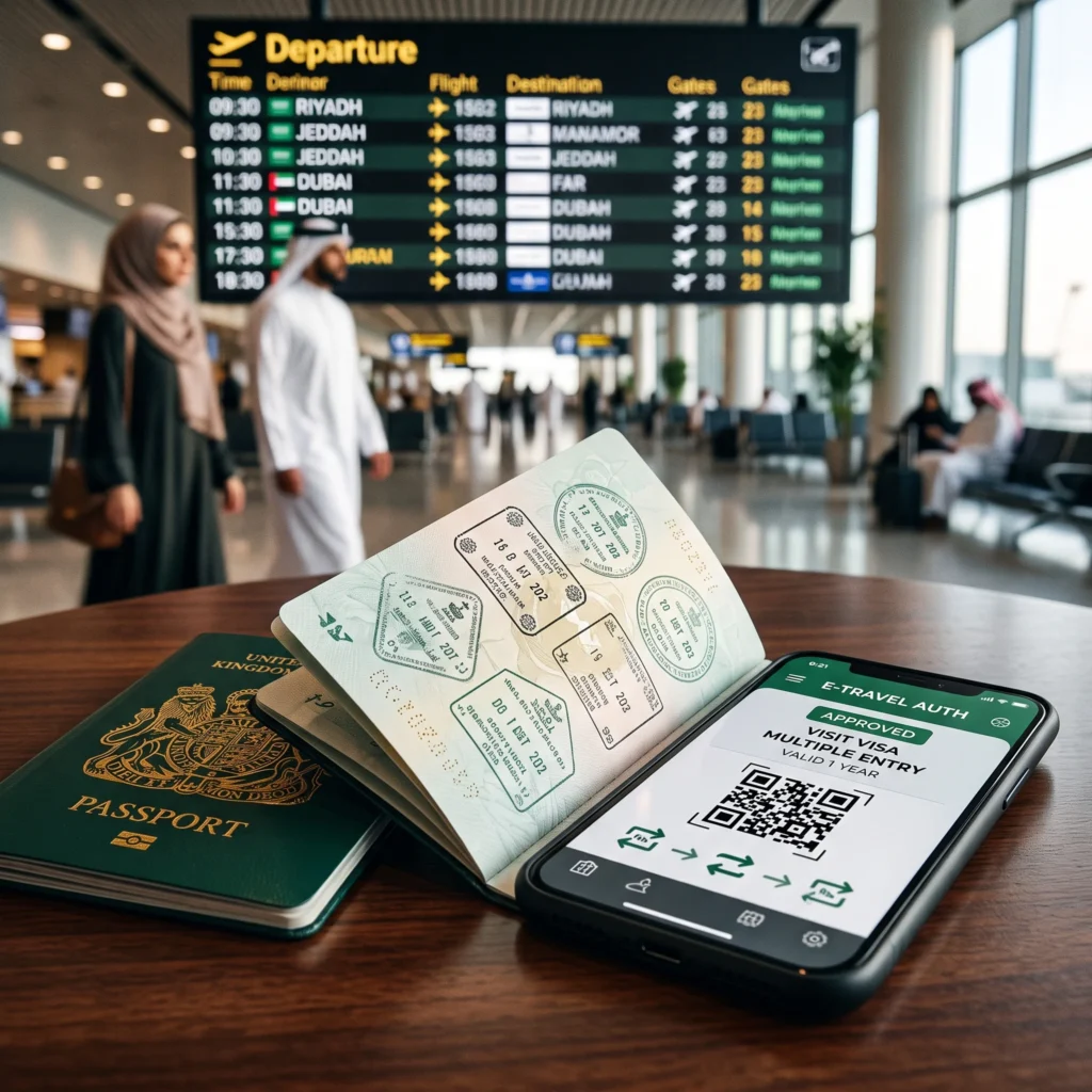 Multiple entry Saudi travel authorisation for UK traveller